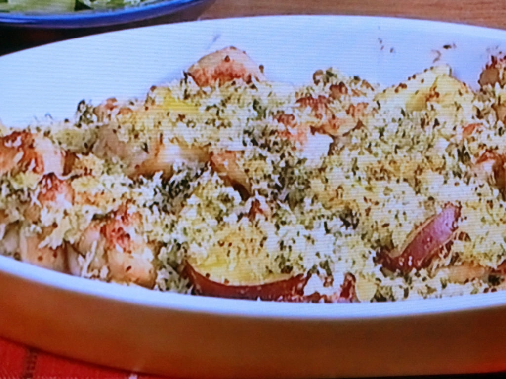 【キューピー３分クッキング】さつま芋と鶏肉のパセリパン粉焼きのレシピ・小林まさみ