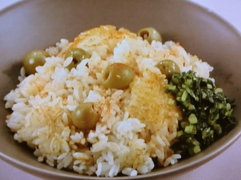【上沼恵美子のおしゃべりクッキング】オリーブピラフのレシピ・上沼恵美子・小池浩司