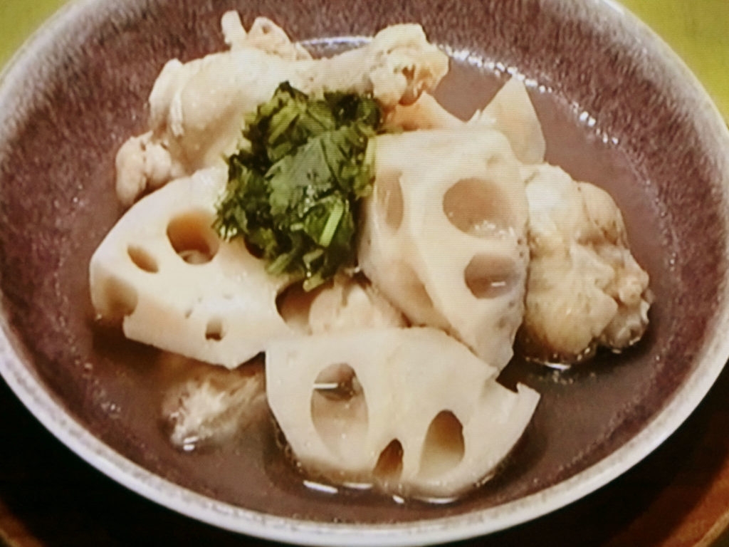 【きょうの料理】れんこんと手羽元のスープのレシピ・牧野直子