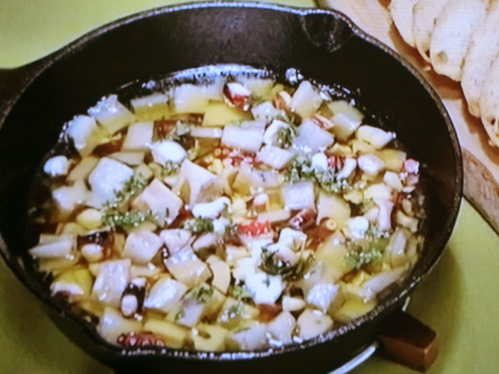 【きょうの料理】れんこんとたこのアヒージョのレシピ・牧野直子