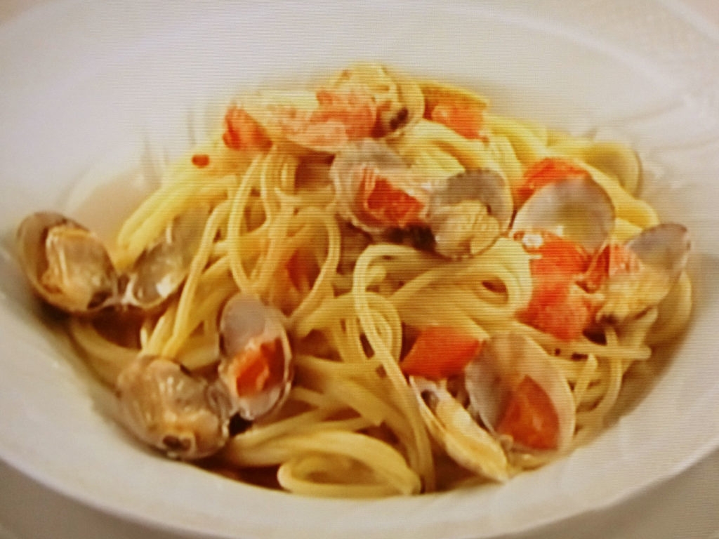 【上沼恵美子のおしゃべりクッキング】あさりとトマトのクリームパスタのレシピ・上沼恵美子・小池浩司