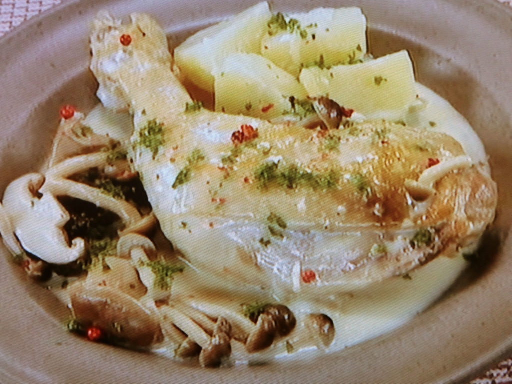 【ノンストップ】チキンフリカッセのレシピ・坂本昌行・坂本昌行のOne Dish