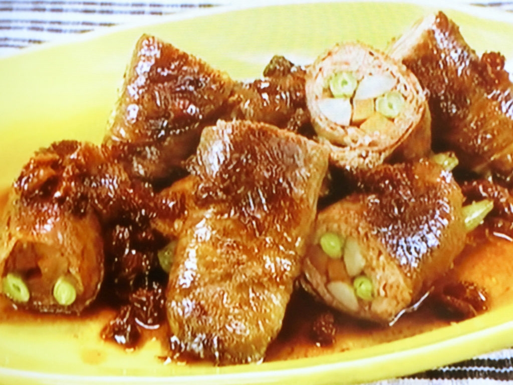 【ノンストップ】牛肉の洋風ゴボウ巻きのレシピ・坂本昌行・坂本昌行のOne Dish