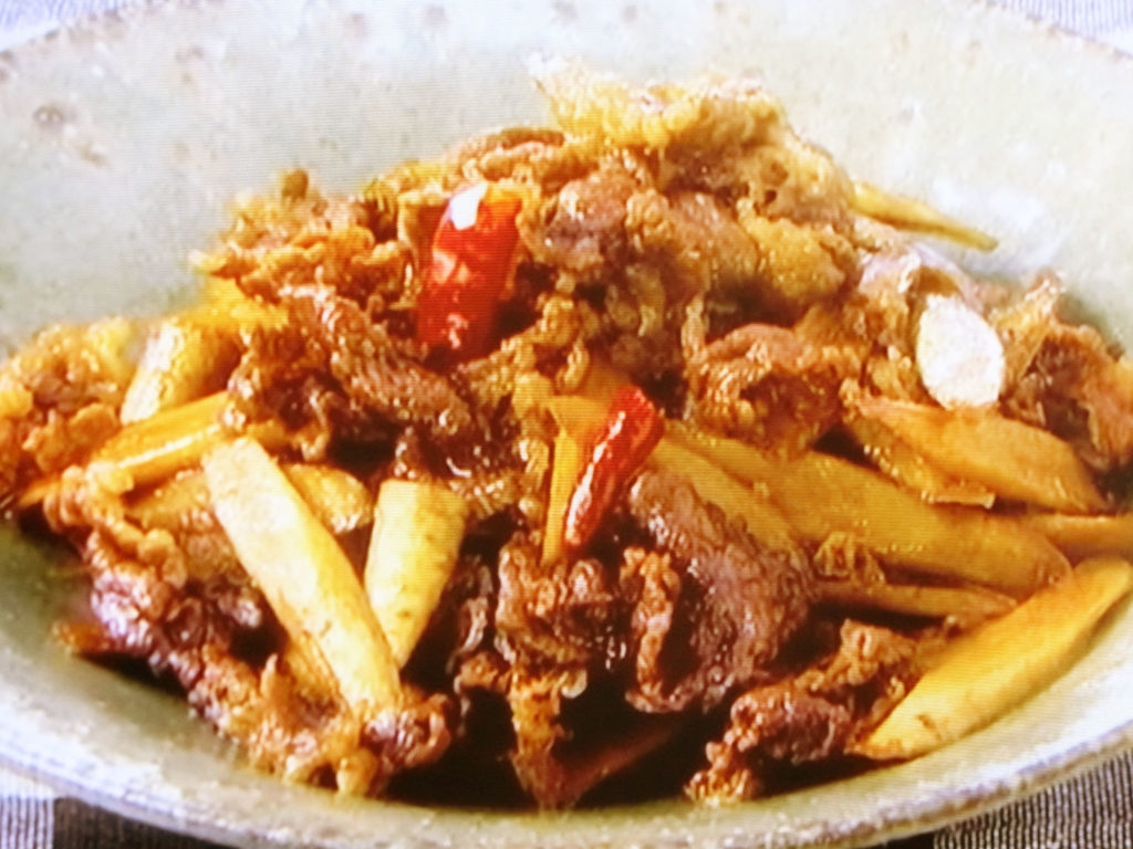 【男子ごはん】栗原家の牛ごぼうのレシピ・国分太一・栗原心平
