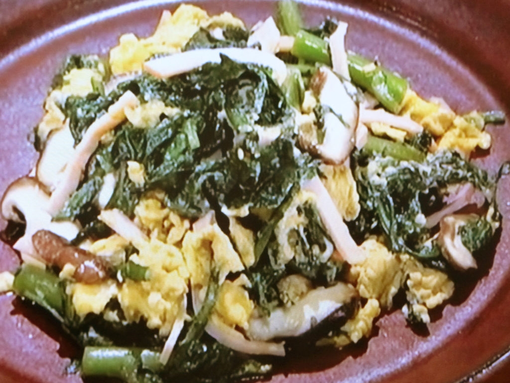【きょうの料理】春菊たまのレシピ・斉藤 辰夫