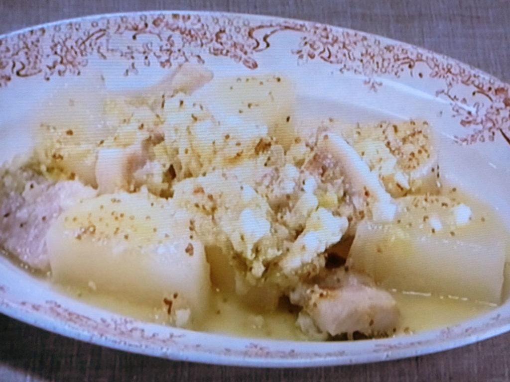 【きょうの料理】大根と豚バラのねぎマスタードソースのレシピ・上田淳子