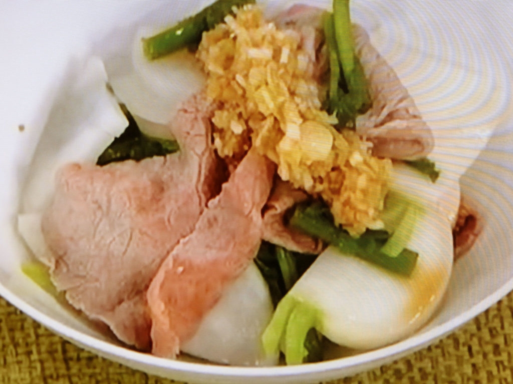 【あさイチ】牛肉千草あえのレシピ・みんな！ゴハンだよ・野﨑洋光