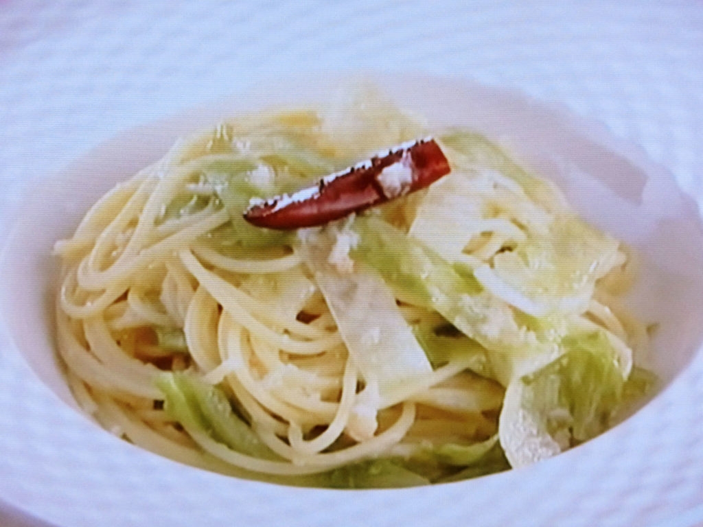 【上沼恵美子のおしゃべりクッキング】かにとレタスのパスタのレシピ・上沼恵美子・小池浩司