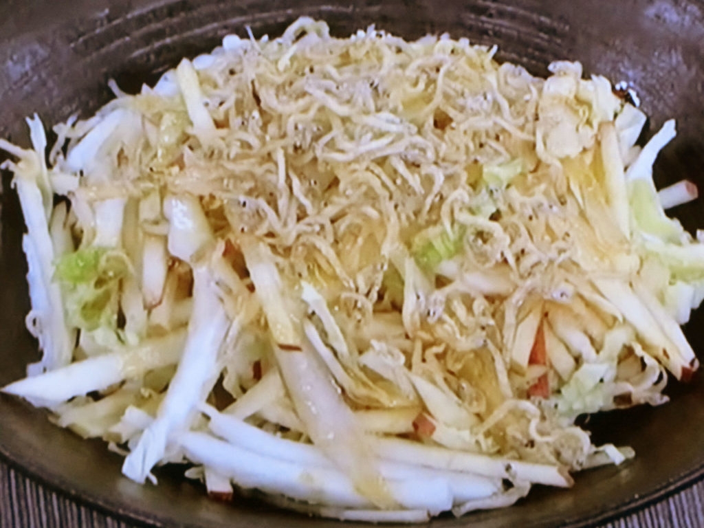 【きょうの料理】白菜のじゃこサラダのレシピ・山本麗子