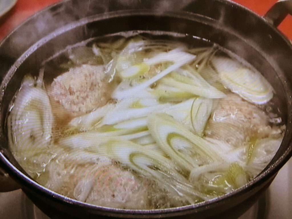 【おかずのクッキング】鶏団子のねぎしょうが鍋のレシピ・ウー・ウェン