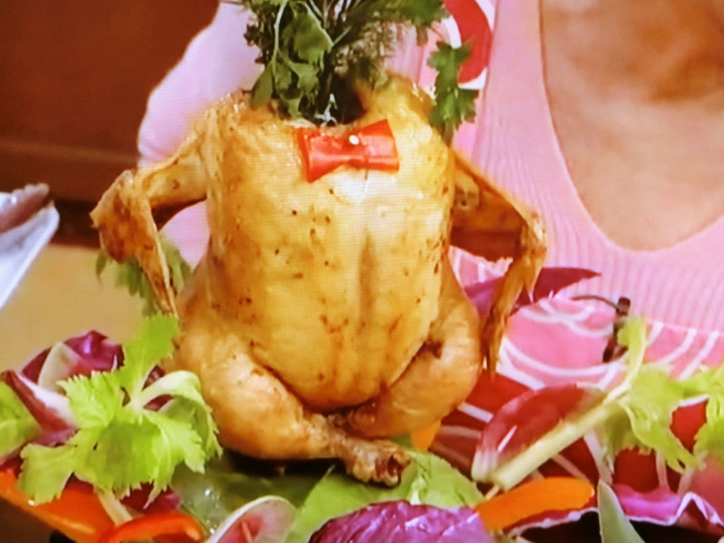 【平野レミの早わざレシピ】鶏の丸焼き　ひトリ立ちのレシピ・平野レミ