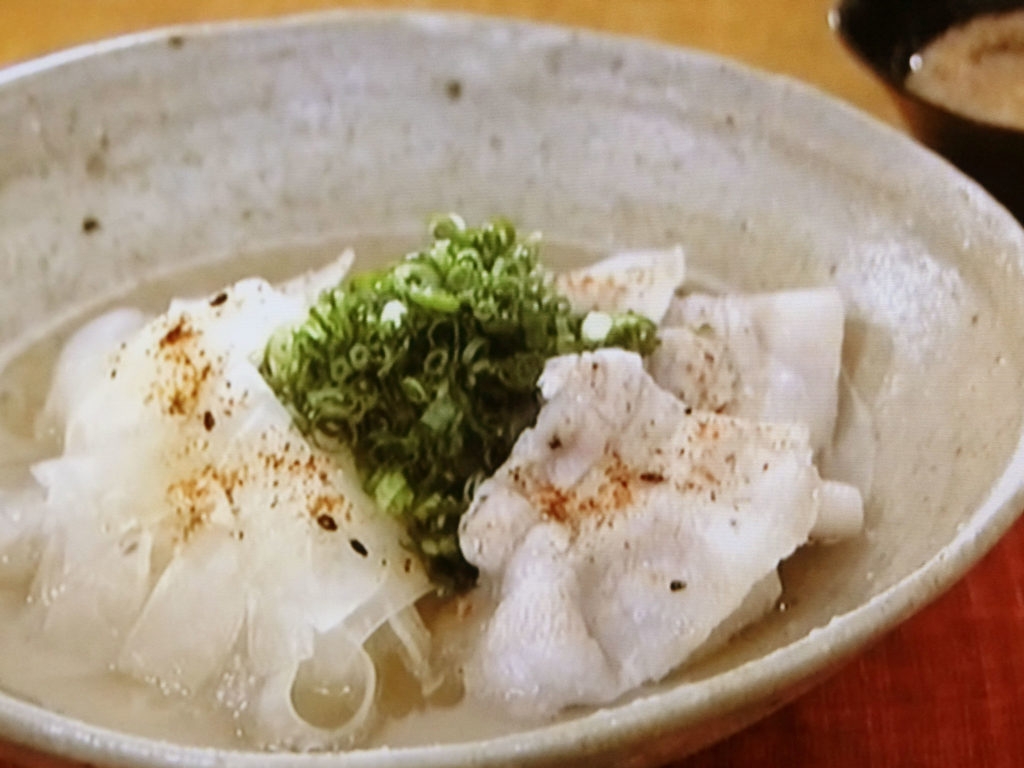 【きょうの料理】大根と豚肉のサッと煮のレシピ・吉田麻子