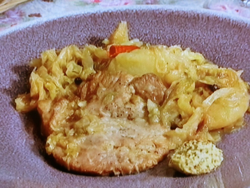 【キューピー３分クッキング】豚肉とりんごのザワークラウト煮のレシピ・藤井恵