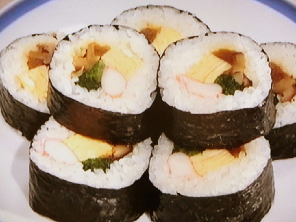 【きょうの料理】太巻きのレシピ・江上栄子
