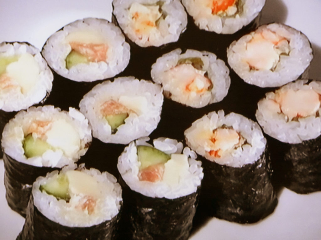 【きょうの料理】細巻き2種～生ハムチーズときゅうり＆えびマヨと青じその細巻きのレシピ・江上栄子