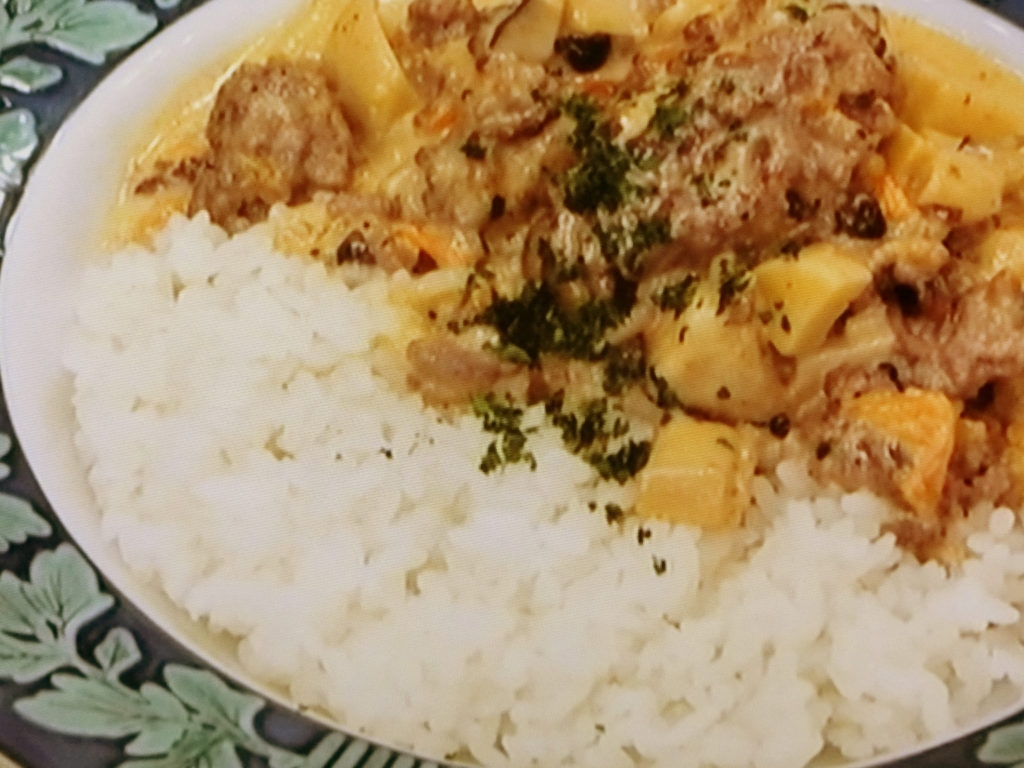 【よじごじDays】ひき肉のクリームライスのレシピ・榊原郁恵・長野博