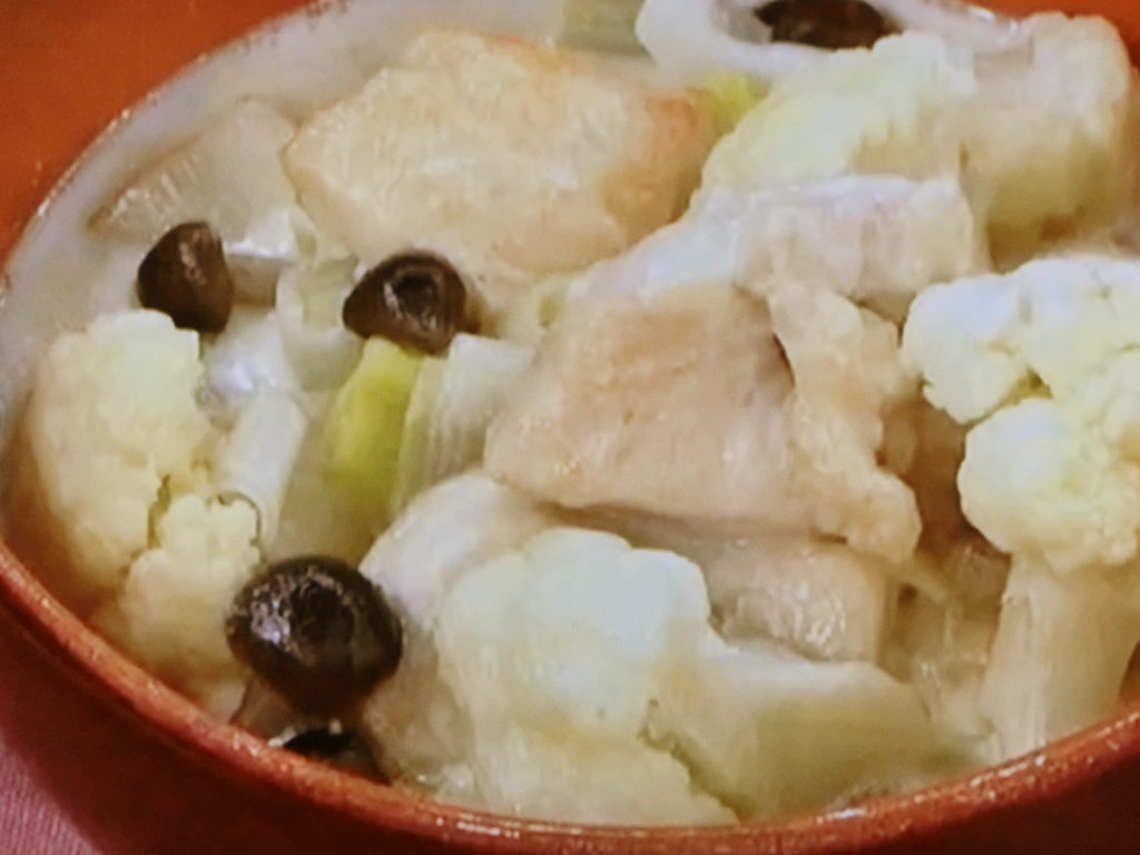 【解決！ごはん】カリフラワーのクリーム煮のレシピ・牧野直子・解決！ごはん