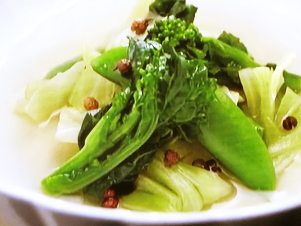 【あさイチ】春野菜の中華風おひたしのレシピ・山野辺仁