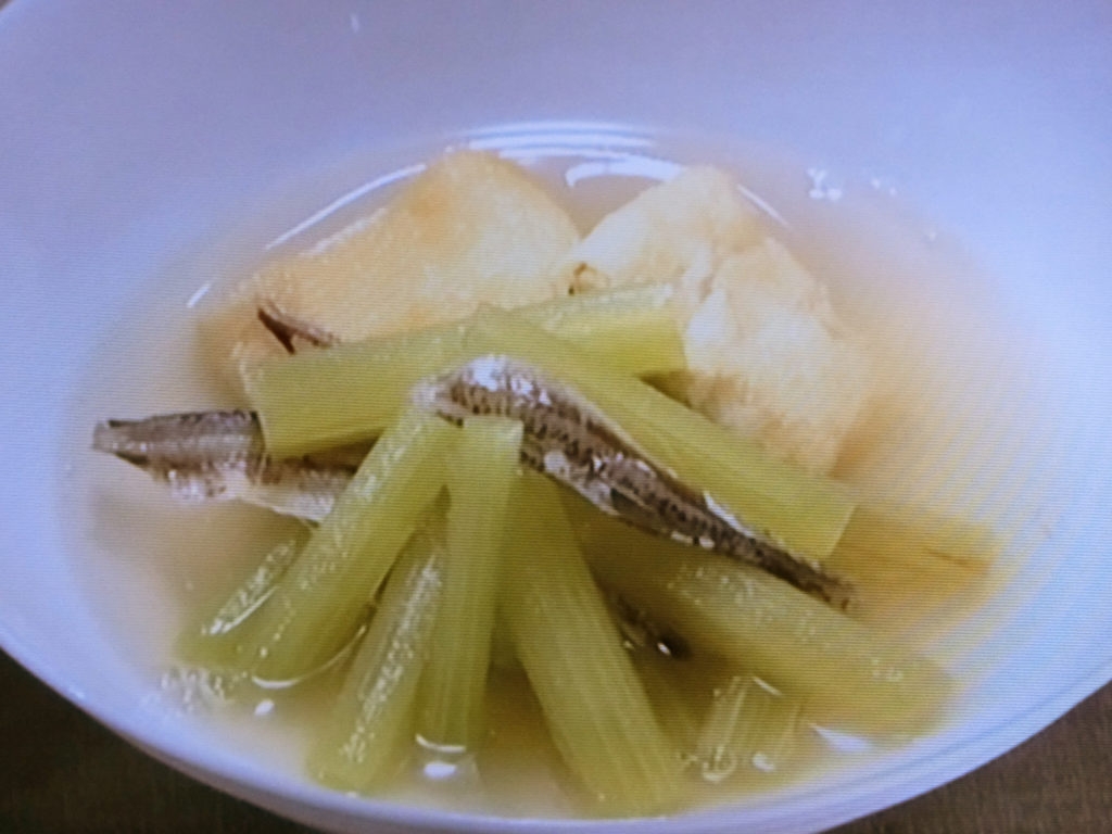 【きょうの料理】ふきと油揚げの煮物のレシピ・野崎洋光