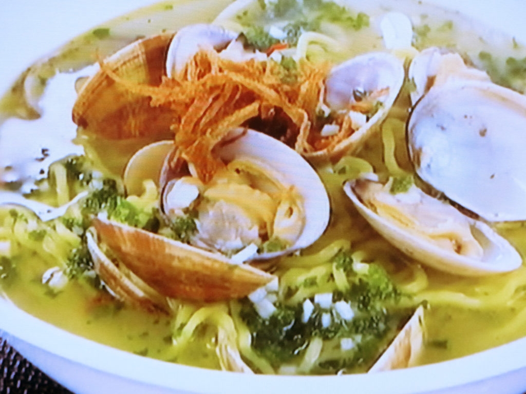 【ノンストップ】ボンゴレラーメンのレシピ・坂本昌行・坂本昌行のOne Dish