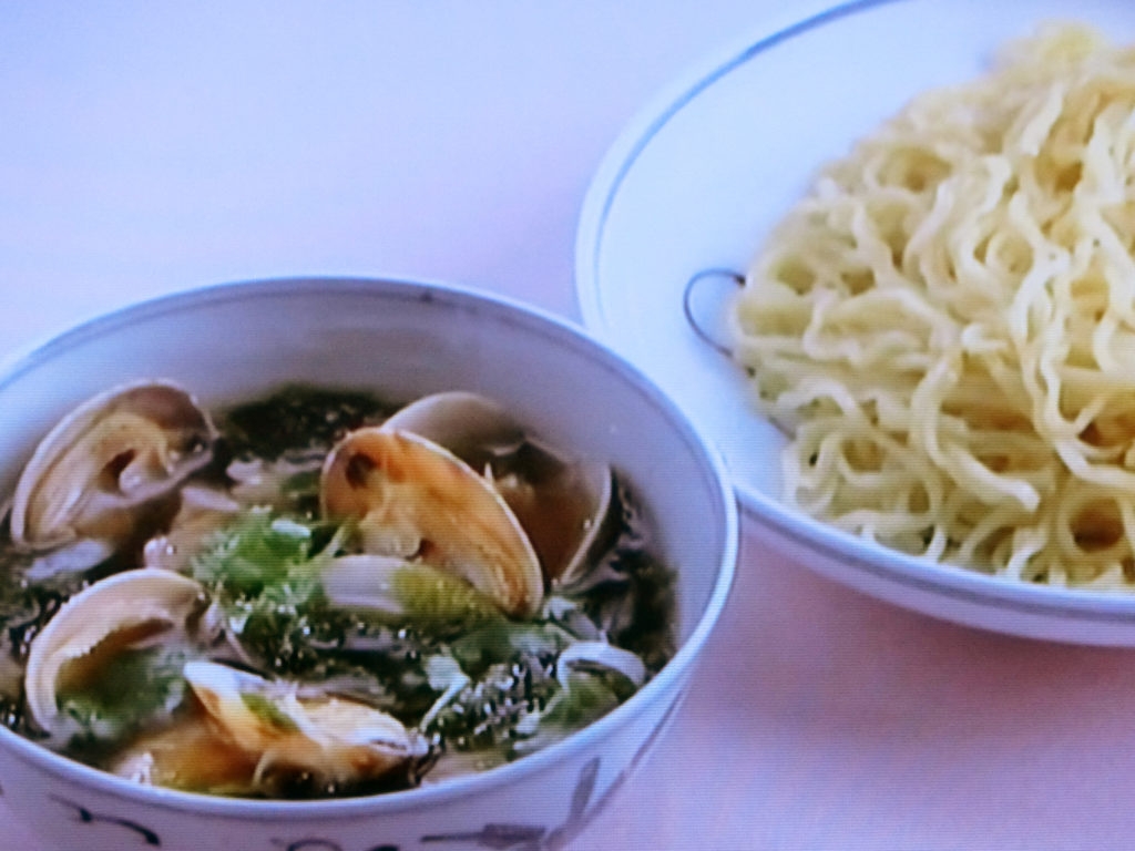 【上沼恵美子のおしゃべりクッキング】アサリと海苔のつけ麺のレシピ・上沼恵美子・石川智之