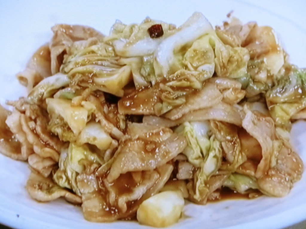 【きょうの料理】春キャベツの和風ホイコーローのレシピ・斉藤辰夫
