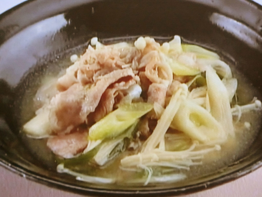 【上沼恵美子のおしゃべりクッキング】ねぎと豚肉のさっと煮のレシピ・上沼恵美子・岡本健二