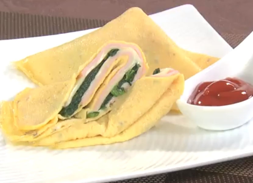 【奥様ここでもう一品】クレープ風たまご焼きのレシピ・奥様ここでもう一品・星澤幸子