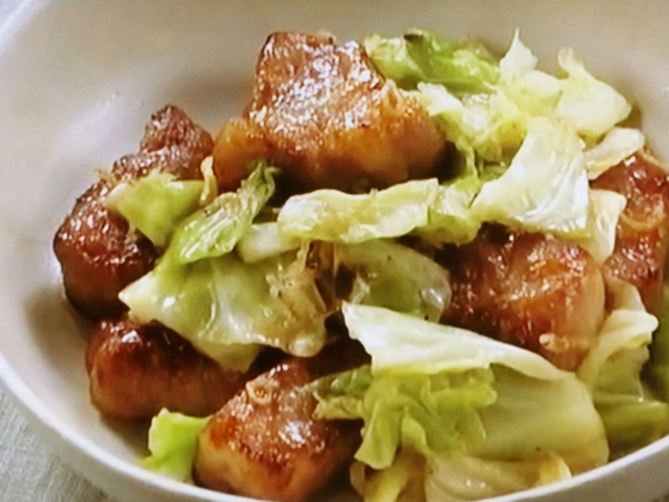 春キャベツと豚肉のコクうま炒め