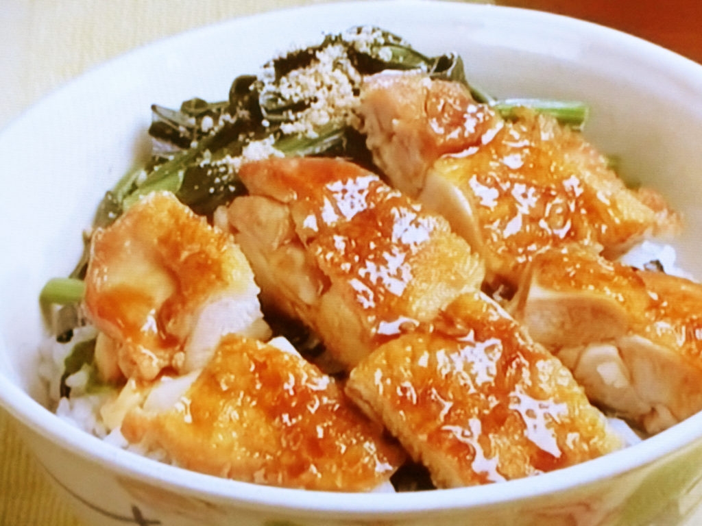【キューピー３分クッキング】鶏肉の照り焼き丼のレシピ・田口成子