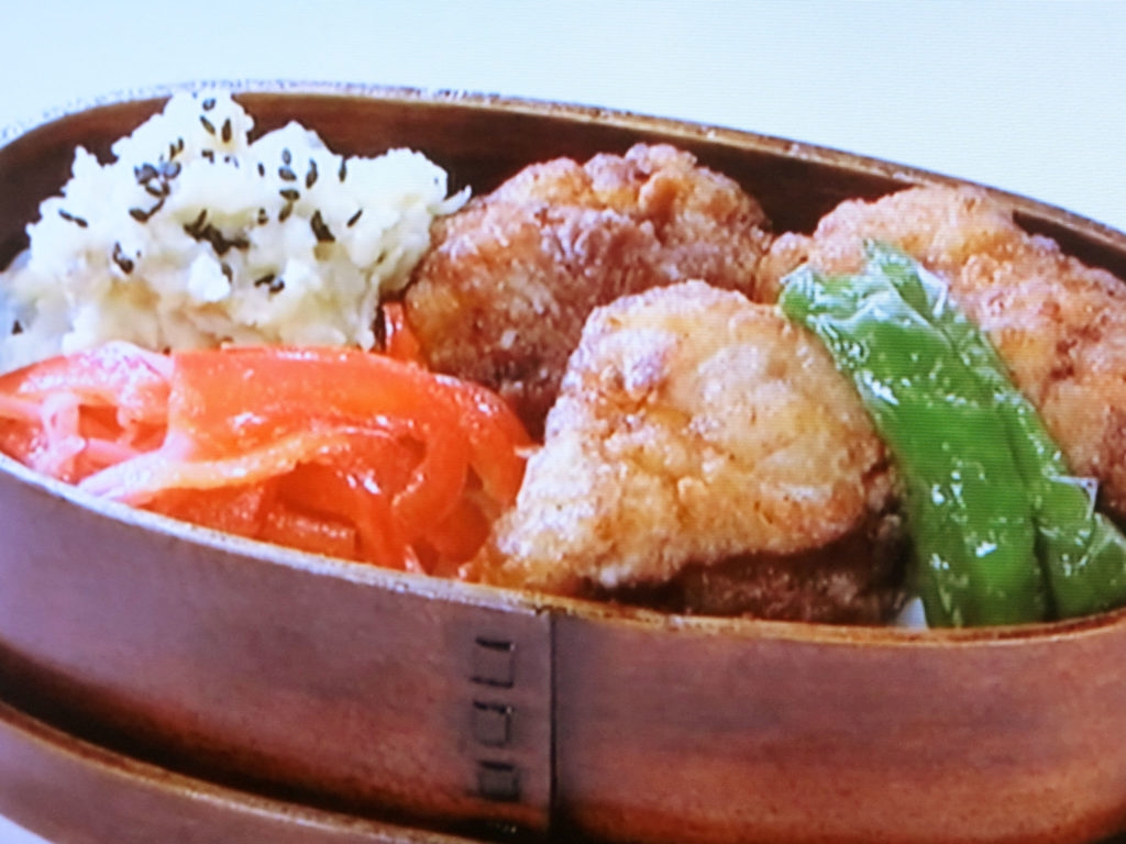 【おかずのクッキング】鶏味噌から揚げ～紅パプリカ添えのレシピ・笠原将弘