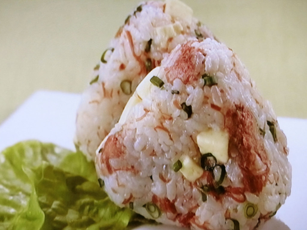 【きょうの料理】コンビーフチーズおにぎりのレシピ・大原千鶴