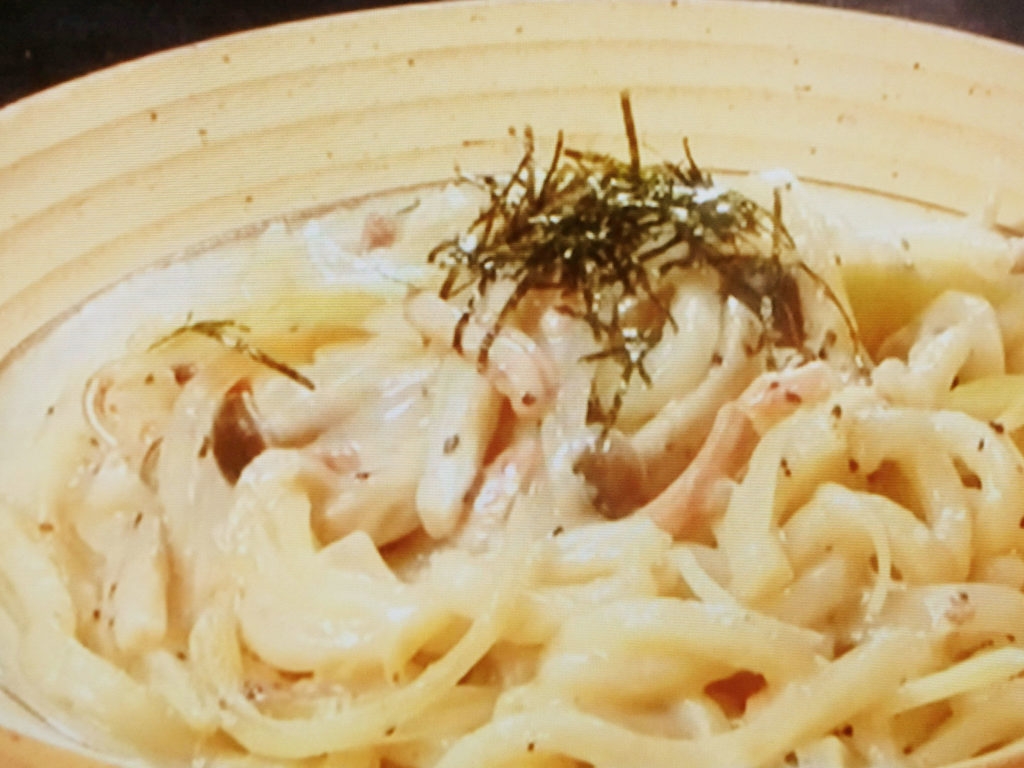 【ヒルナンデス】きのこクリームうどんのレシピ
