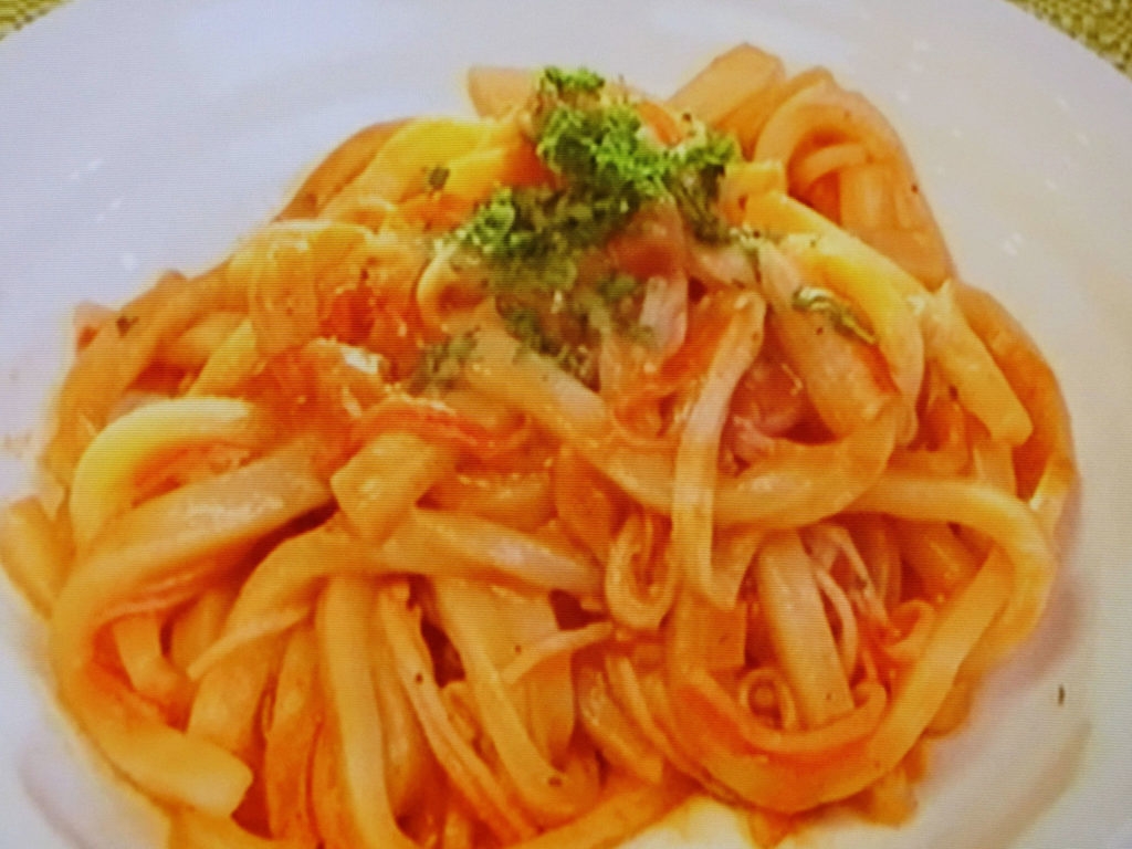 【ヒルナンデス】トマトクリームうどんのレシピ