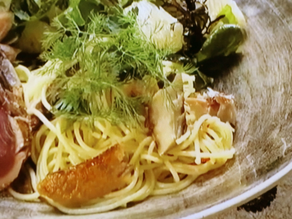 【きょうの料理】あじの干物パスタのレシピ・有元くるみ
