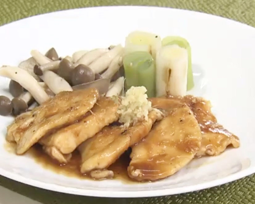 【奥様ここでもう一品】鶏とキノコの生姜焼きのレシピ・奥様ここでもう一品・星澤幸子