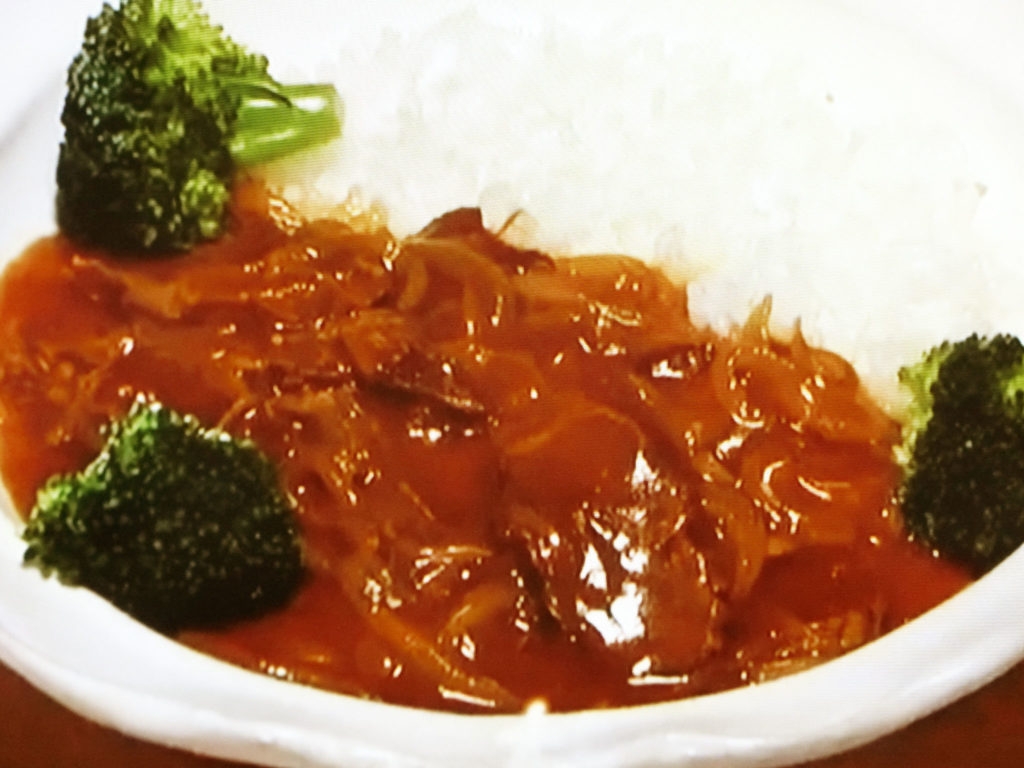 【ためしてガッテン】牛肉大和煮缶のハヤシライスのレシピ・野崎洋光
