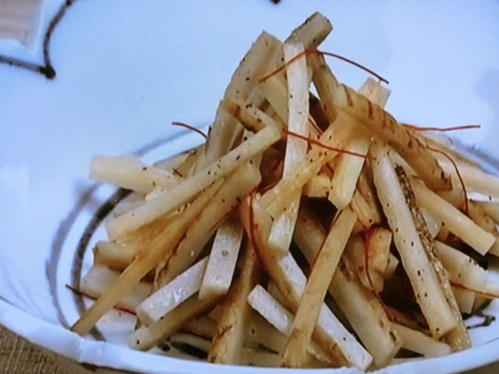 【きょうの料理】新ごぼうのフレッシュきんぴらのレシピ・上野直哉