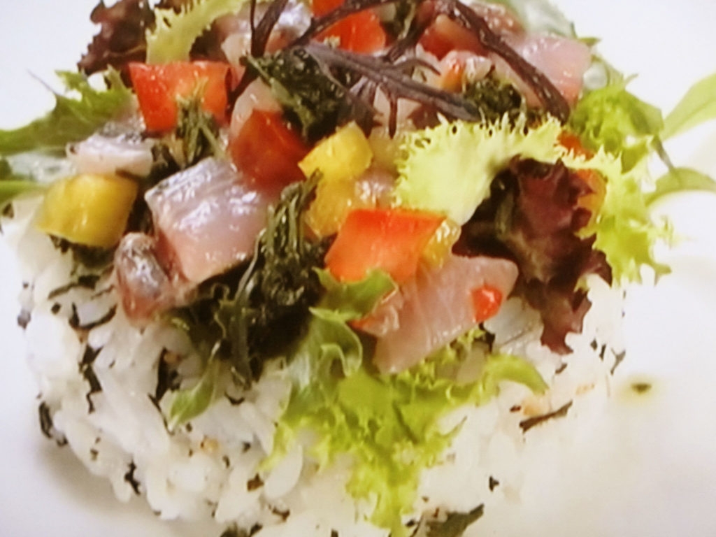 【うまいッ！】玉露茶殻のサラダずしのレシピ