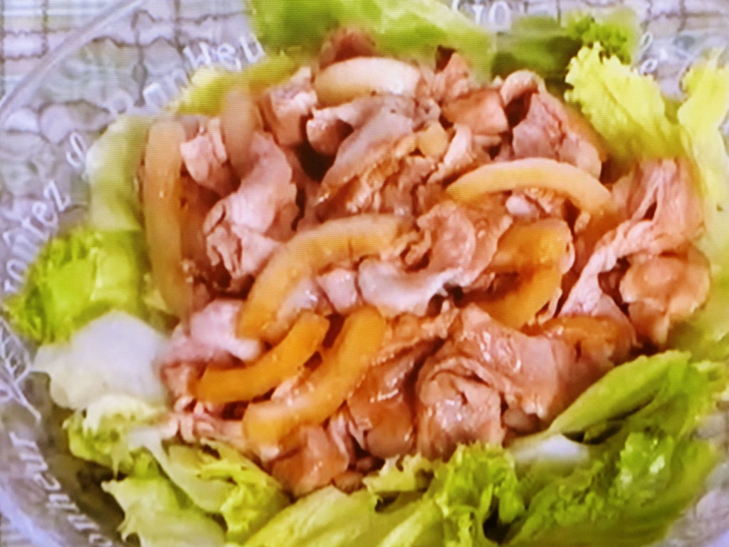 【あさイチ】豚肉とたまねぎのソース漬けのレシピ・みんな！ゴハンだよ・堀江ひろ子