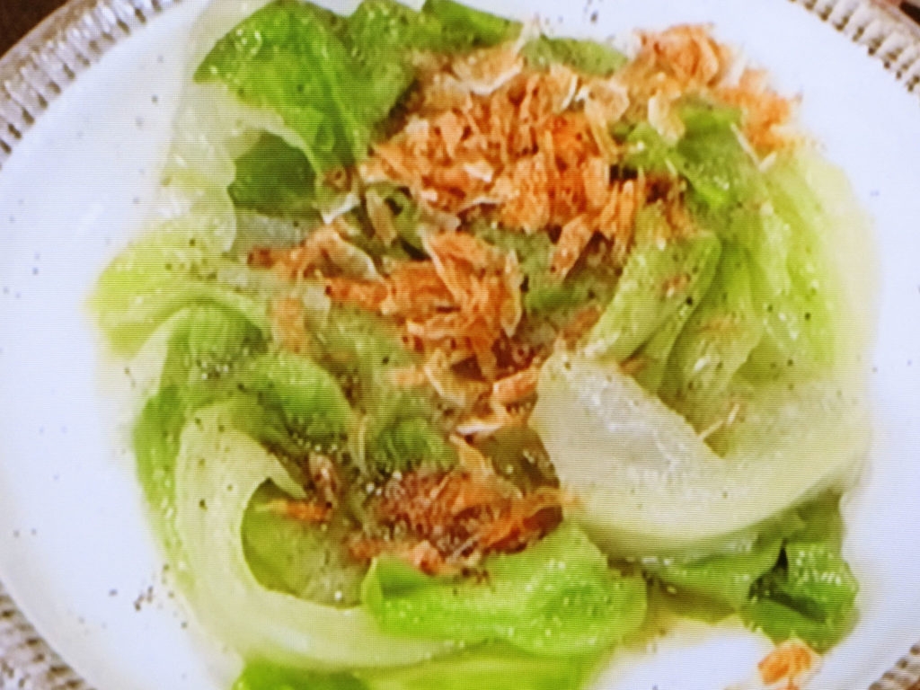 【きょうの料理】丸ごとレタスのスープのレシピ・ウー・ウェン