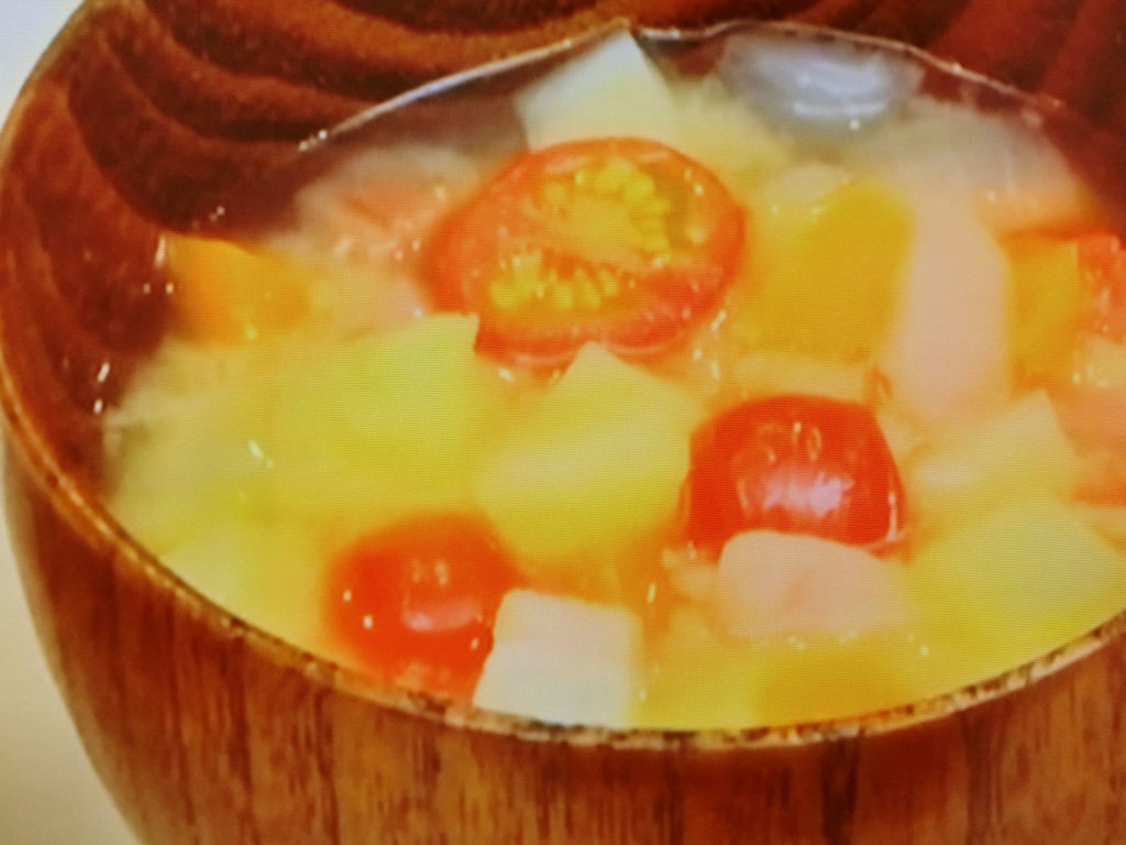 【あさイチ】トマトで具だくさんみそ汁のレシピ・みんな！ゴハンだよ・脇雅世