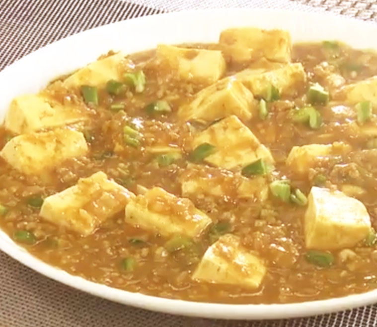 【奥様ここでもう一品】ひき肉カレー豆腐のレシピ・奥様ここでもう一品・星澤幸子