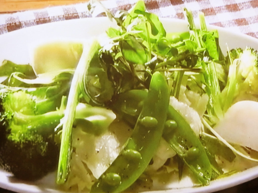 【クイズとくもり】野菜の「３０秒」アルデンテ蒸しのレシピ・クイズとくもり・川島克恵