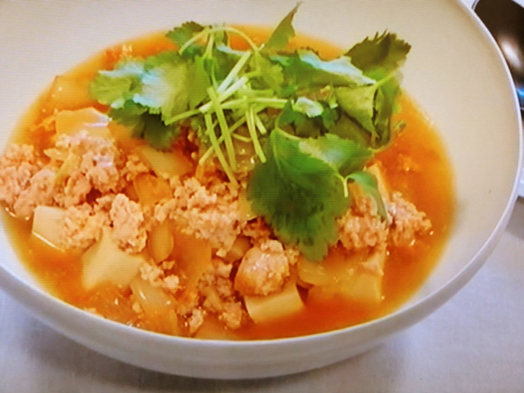 【きょうの料理】高野豆腐の鶏そぼろあんのレシピ・栗原はるみ