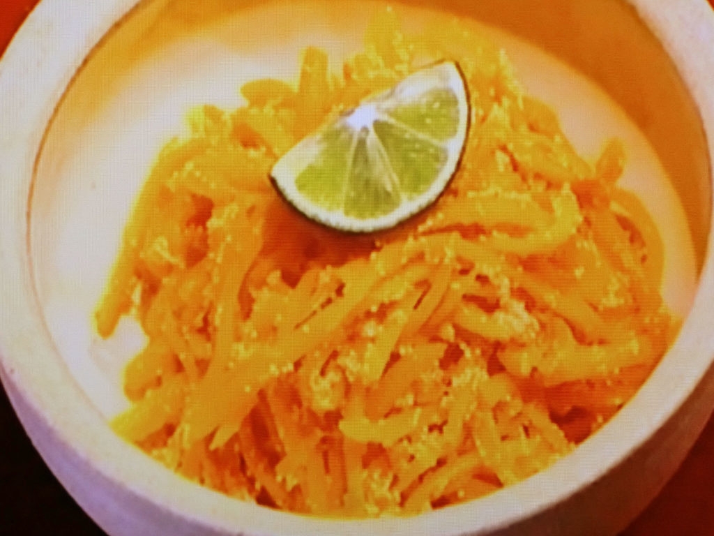 【きょうの料理】にんじんのたらこ炒めのレシピ・大原千鶴