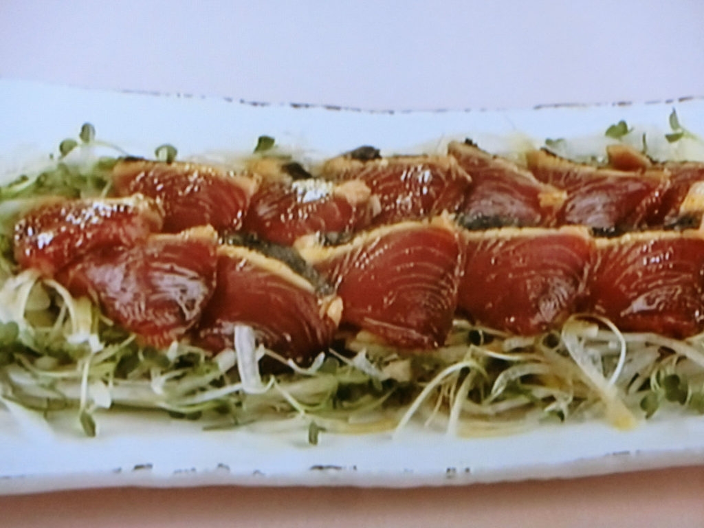 【上沼恵美子のおしゃべりクッキング】かつおの黄身じょうゆ漬けのレシピ・上沼恵美子・岡本健二