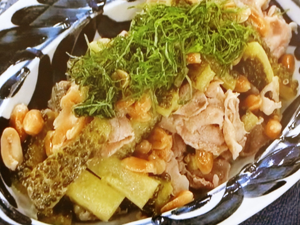 【あさイチ】豚肉とゴーヤーの梅干し煮のレシピ・みんな！ゴハンだよ・山脇りこ