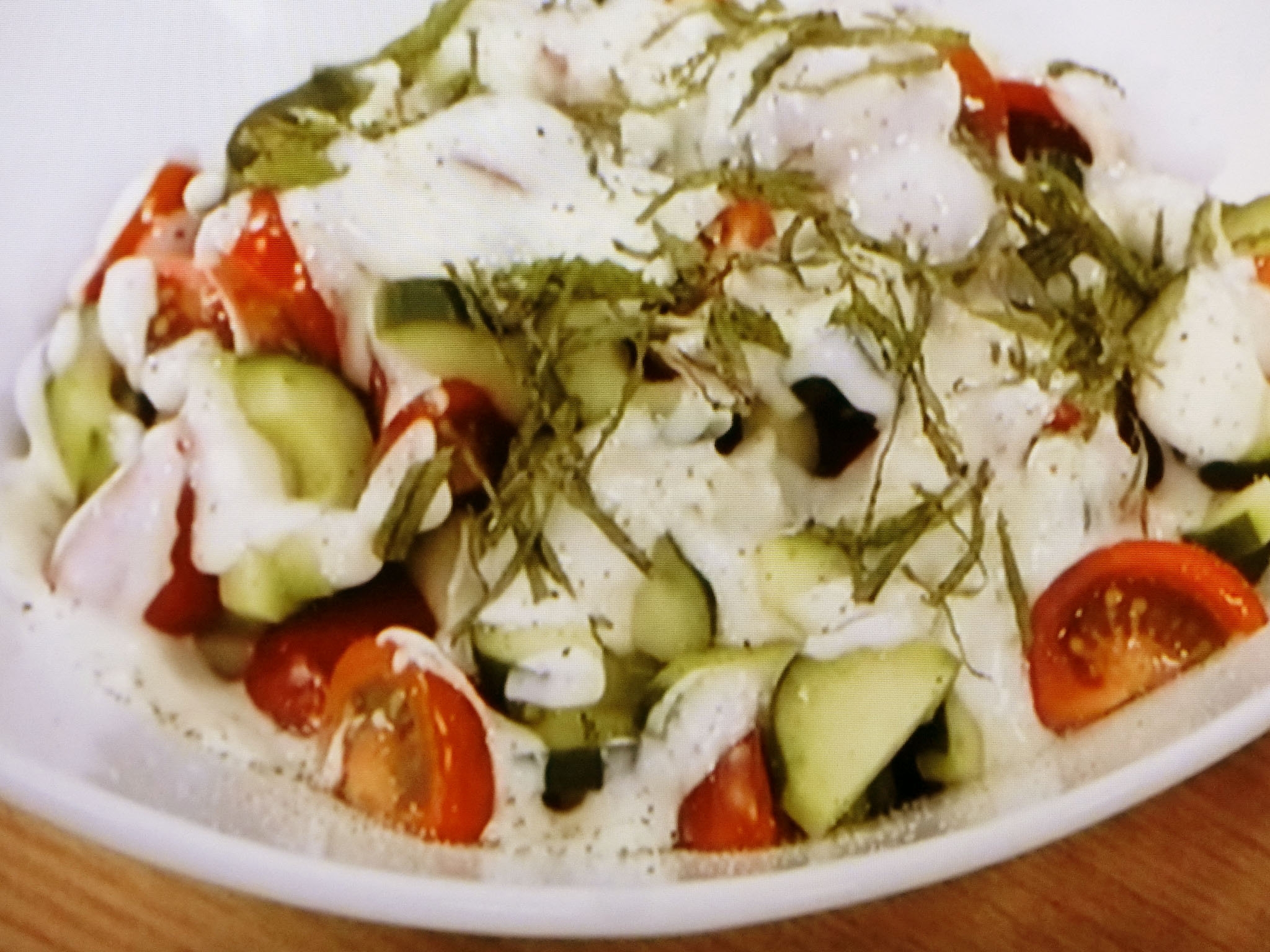 Nhkきょうの料理 トマトときゅうりのヨーグルトサラダ のレシピby谷昇 6月29日 おさらいキッチン