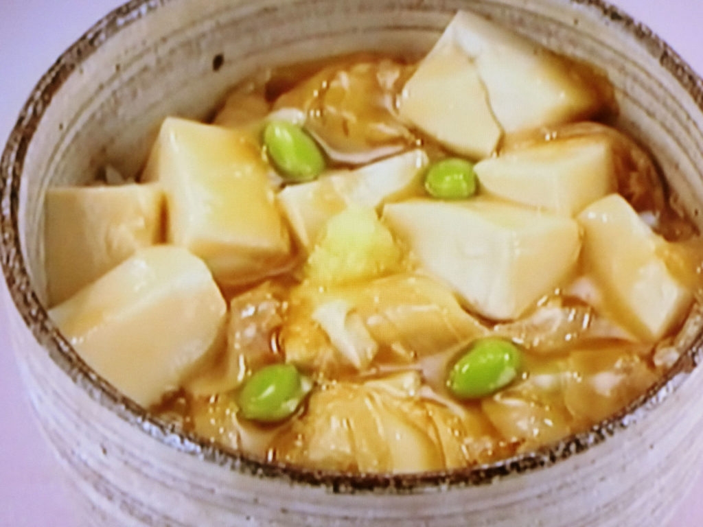 【上沼恵美子のおしゃべりクッキング】ゆばと豆腐のとろとろ丼のレシピ・上沼恵美子・岡本健二